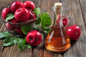 Apple cider vinegar removes papillomas