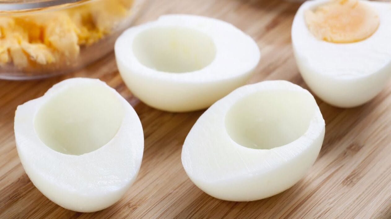 Egg white used to treat papilloma